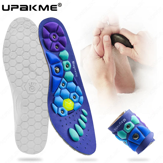 Semelles de sport thérapeutiques – Massage médical magnétique – Semelles d'acupression amincissantes pour la perte de poids – Anti-fatigue – Soins de santé pour les pieds